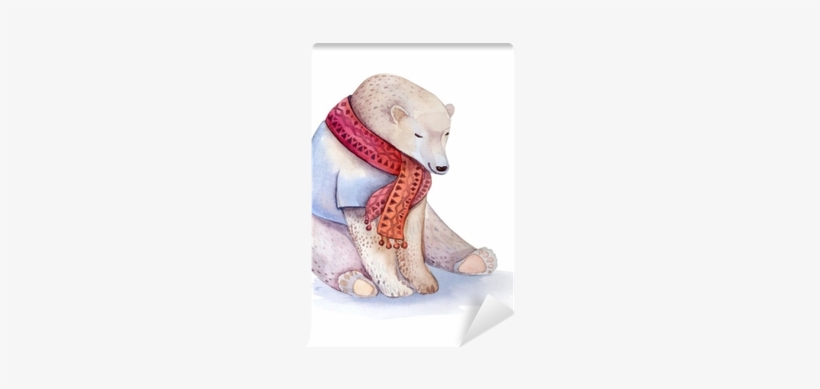 Money Enclosed Christmas Polar Bear With Gift Card, transparent png