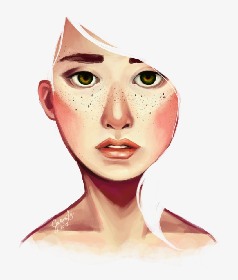 Transparency And Freckles By Leeyoo On Deviantart Png - Drawing, transparent png