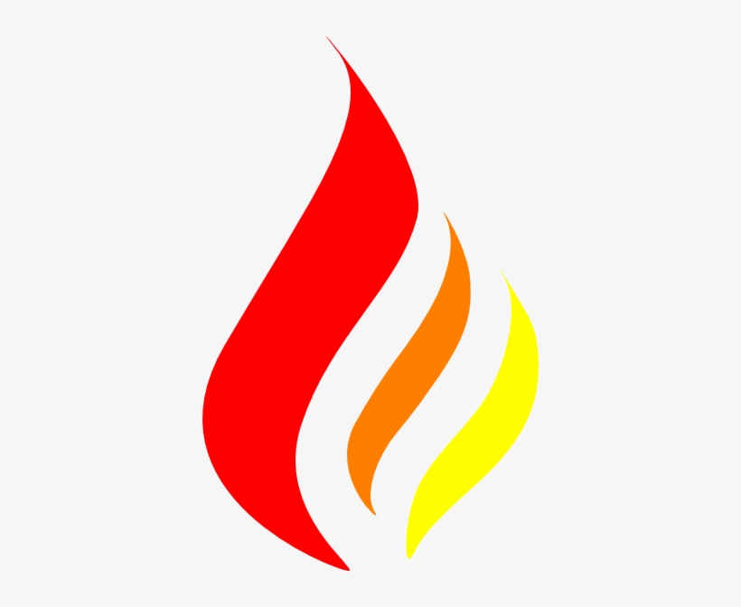 Red Orange Yellow Flame Clip Art At Clipart - Red And Yellow Flame, transparent png