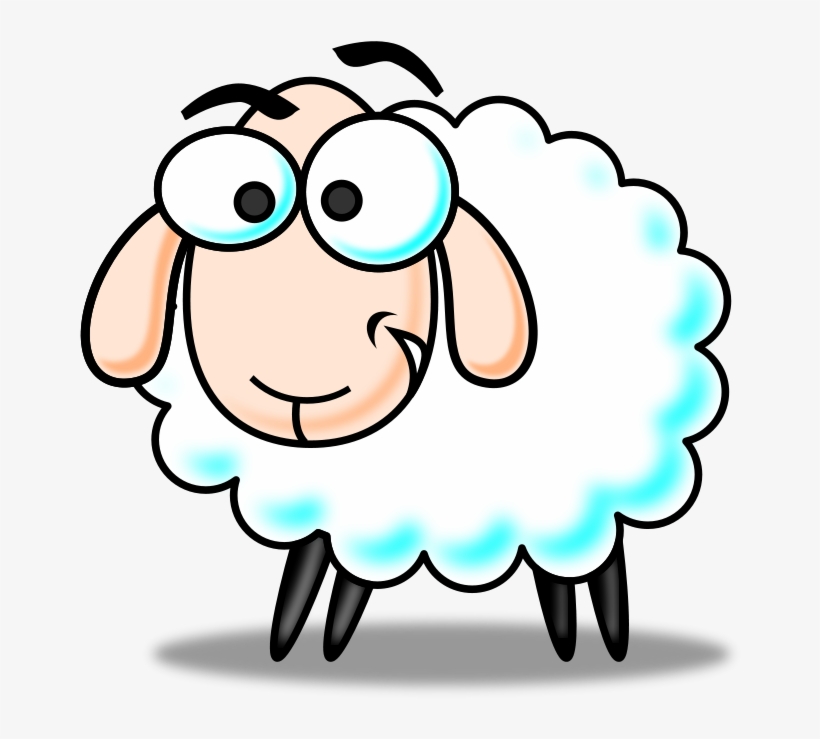 Cool Clipart Sheep - Sheep Clipart, transparent png