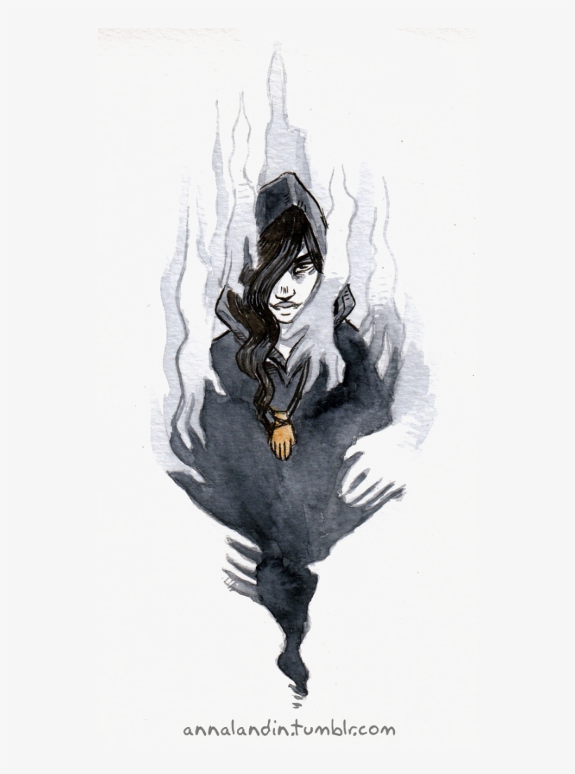 Creepy Witch Png Pic - Inktober Witch, transparent png