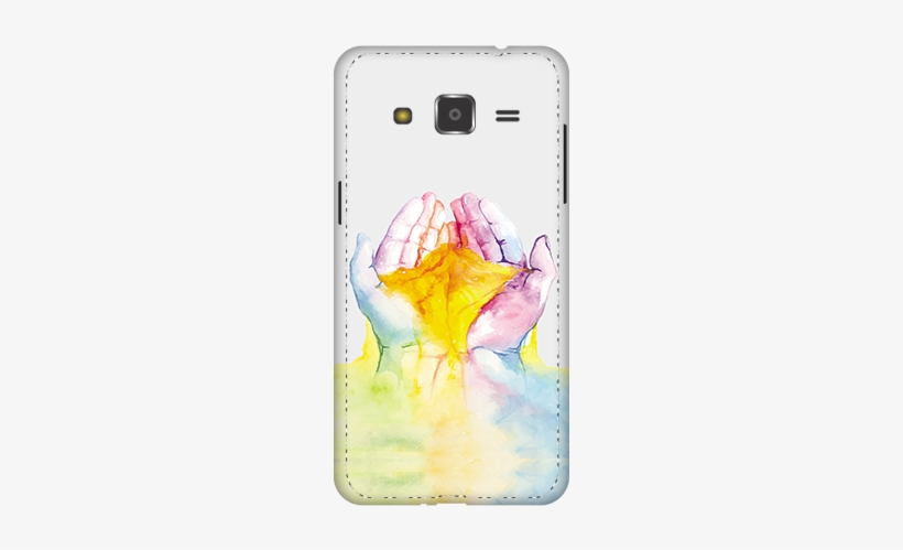 Samsung Galaxy J2 Colorful Hand Mobile Cover - Iphone, transparent png