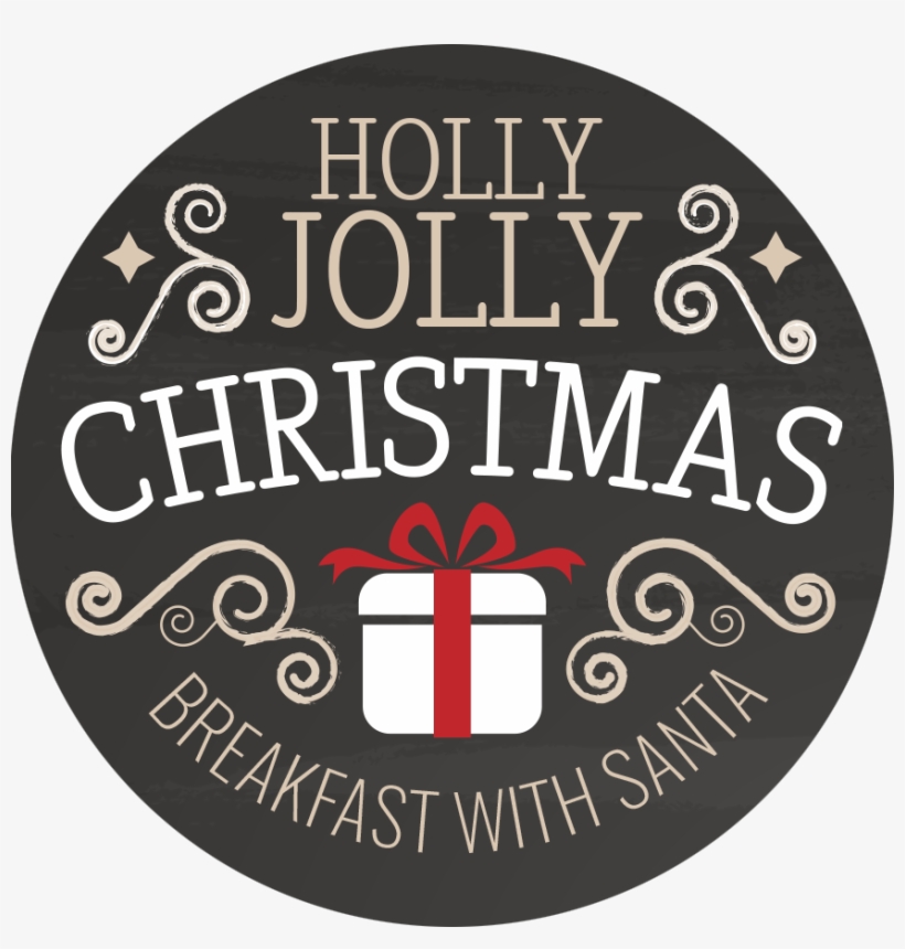 2018 Holly Jolly Christmas - Label, transparent png