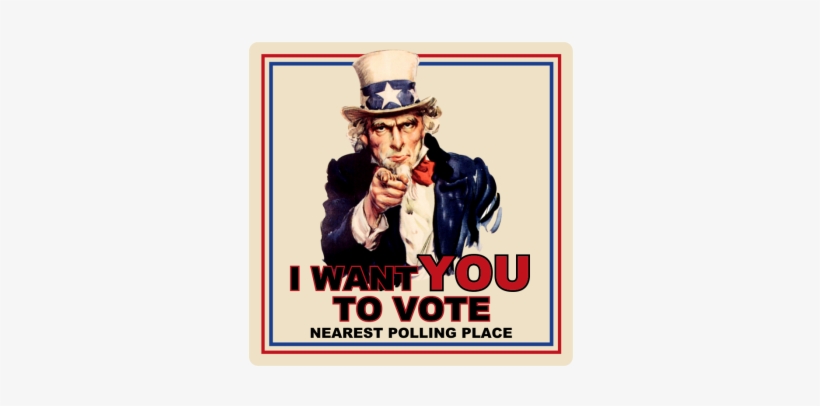 Uncle Sam Square Decal - Uncle Sam I Want You To Get Me A Beer, transparent png