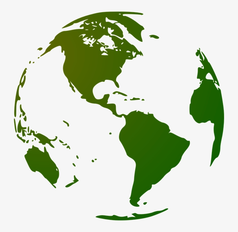 Free Pictures, Free Images, Globe Earth, Silhouette - Globe Png, transparent png