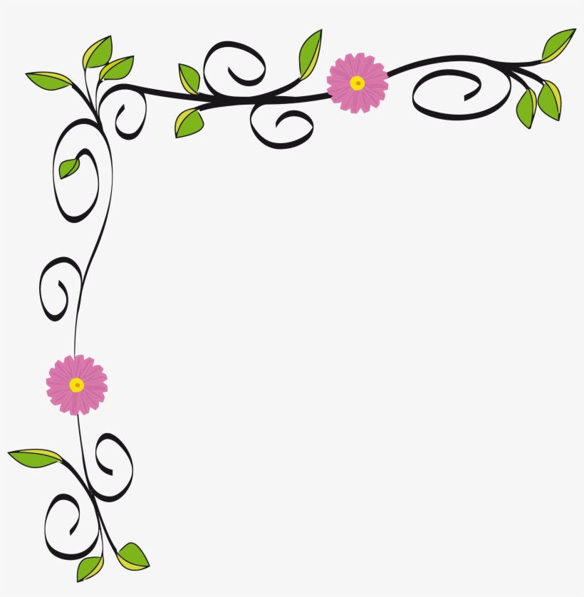 This Free Icons Png Design Of Floral Border Vectorized, transparent png