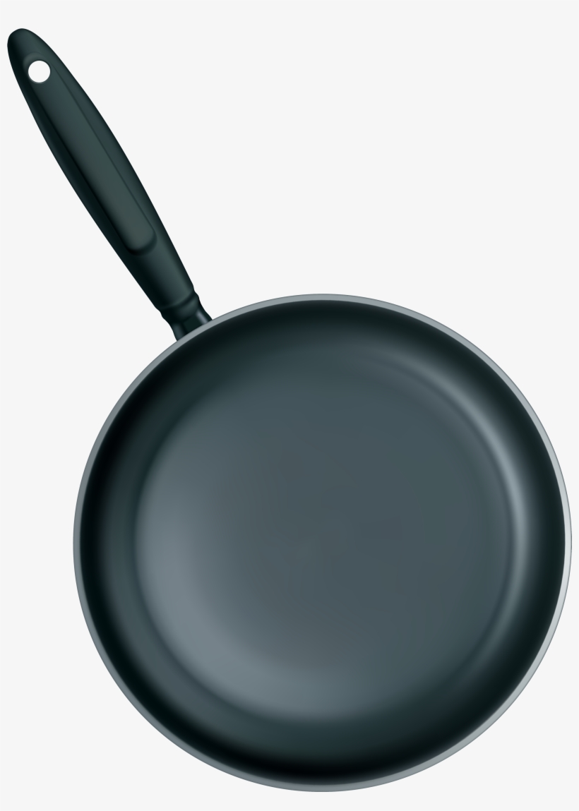 Black Frying Pan Png Clipart - Frying Pan, transparent png
