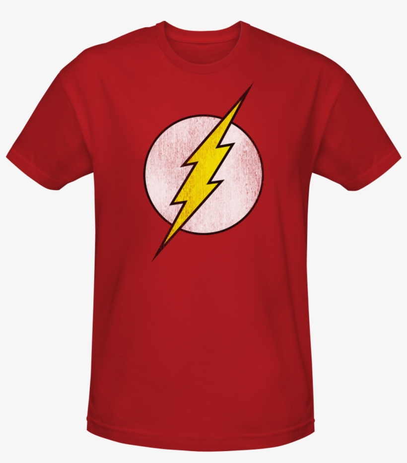 The Flash Distressed Logo T-shirt - Belgium 2018 World Cup Jersey, transparent png
