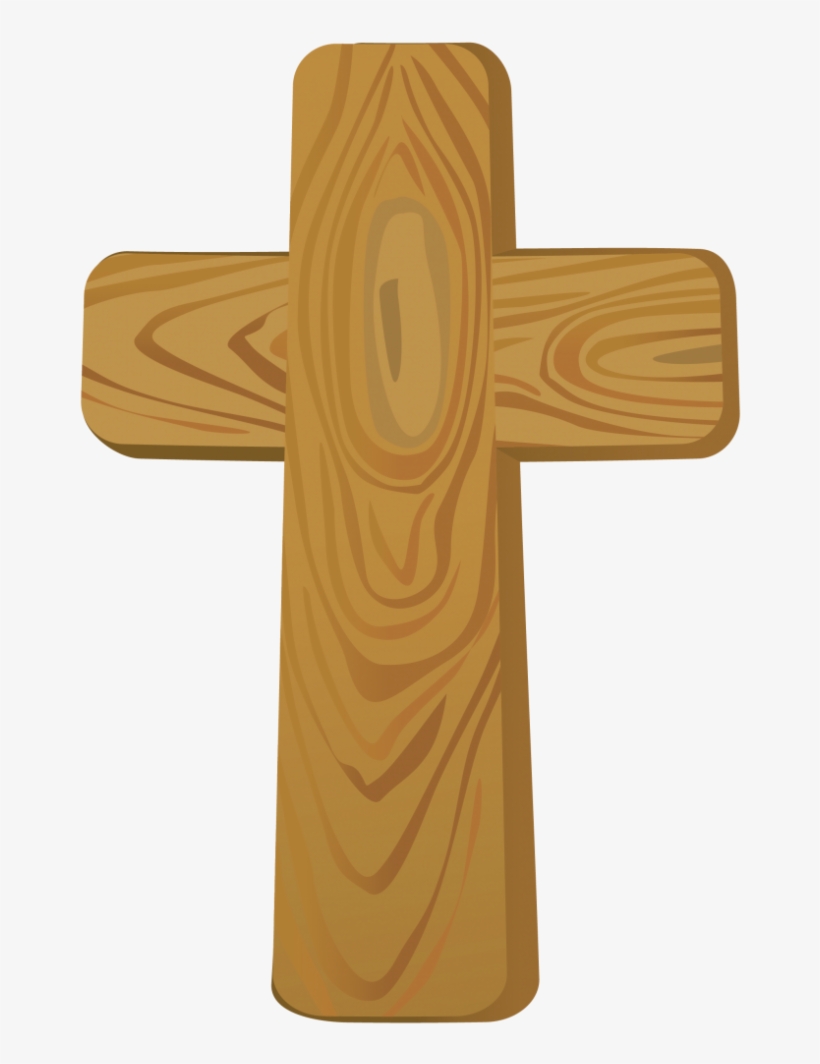0, - Transparent Jesus Wooden Cross Clipart, transparent png