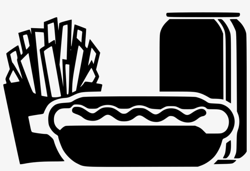 Hot Dog Sausage Soda Can French Fries Svg Png Icon - French Fries Icon Transparent, transparent png