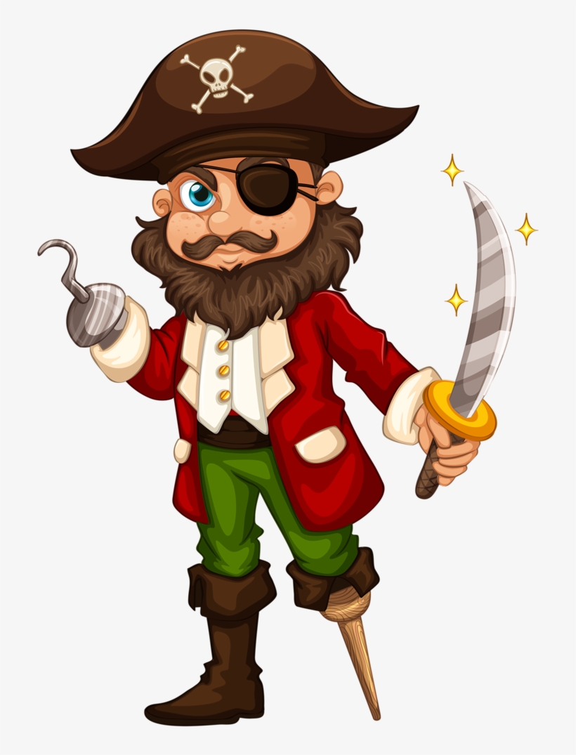 Clip Free Png Pinterest Clip Art Scrapbook And - Pirate Illustration, transparent png