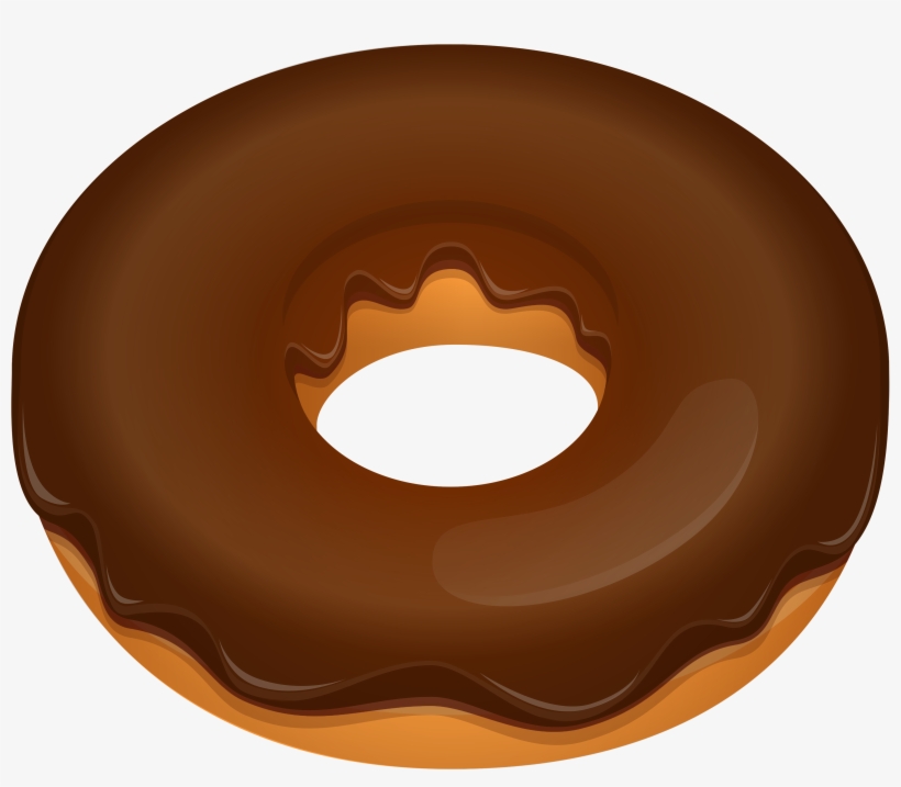 Chocolate Donut Clipart, transparent png