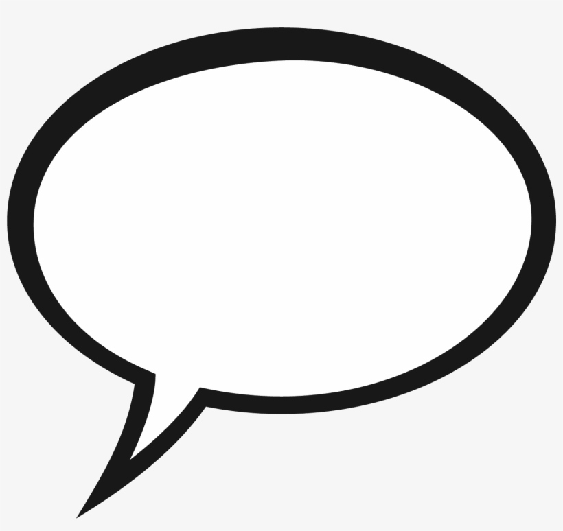 Blank Speech Bubble Png - Speech Bubble Clipart, transparent png