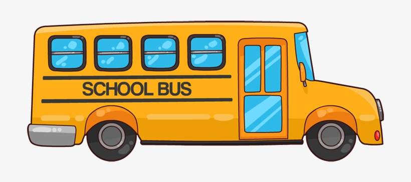 Clipart Bus Bus Transportation - School Bus - 823x378 PNG Download - PNGkit