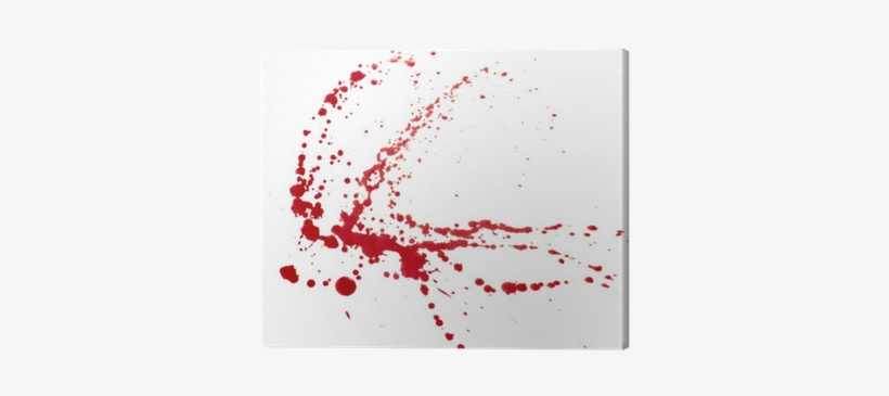 Blood Splatters Isolated On White - Blood Splatter, transparent png