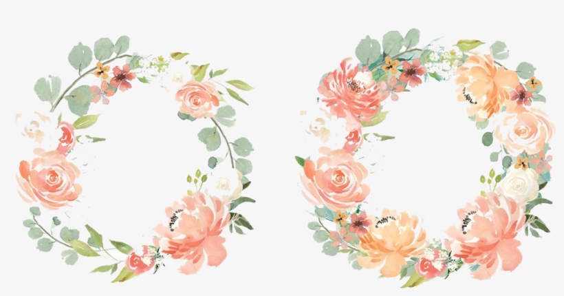 Watercolor Flowers Set Png - Watercolor Floral Free Png, transparent png
