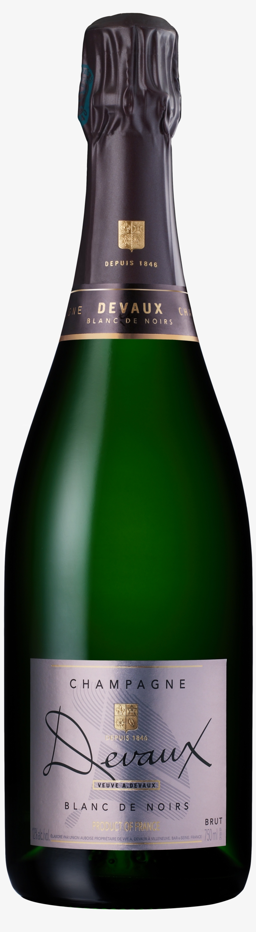 Blanc De Noirs Champagne Devaux - Champagne Devaux Blanc De Noir, transparent png