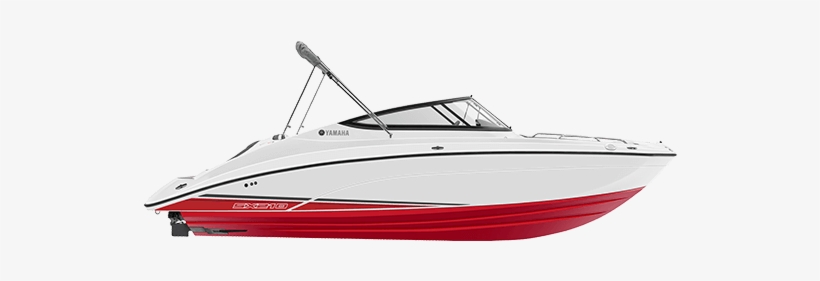 Red Yamaha Boat Sx210 2018 Red Side Profile - 2018 Yamaha Sx210, transparent png