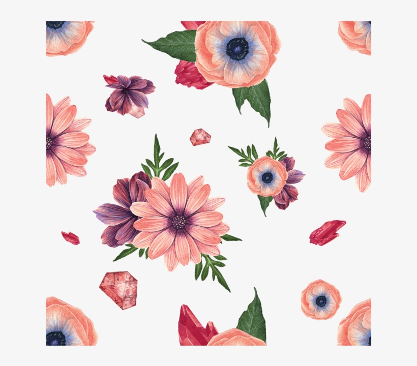 Floral Patterns - Cafepress Pink And Purple Flowers Sea Full/queen Duvet, transparent png