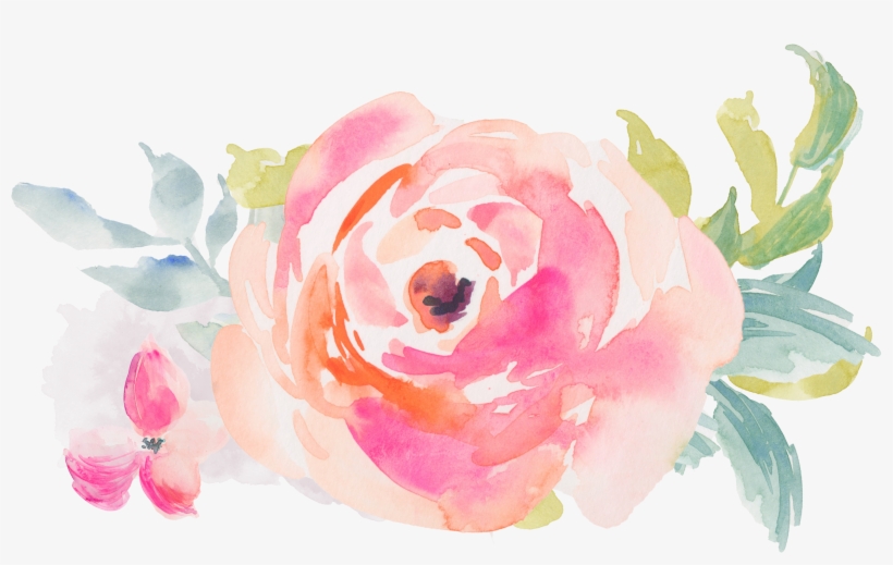 Post Navigation - Pink Watercolor Flower Pillow Case, transparent png