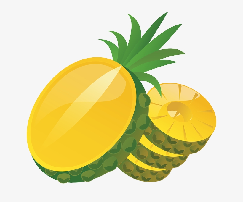 Pineapple Slice Clipart - Pineapple Juice Clipart Png, transparent png