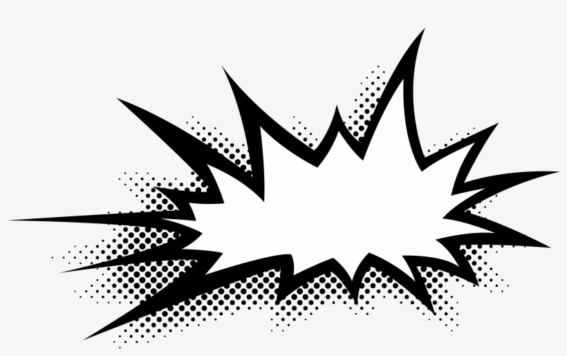 Empty Comic Bubbles Crazy Clipart Png Image Download - Comic Bubble Png, transparent png