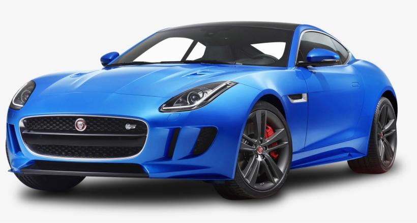 Blue Jaguar F Type Luxury Sports Car Png Image - Jaguar F Type 2018 Ultra Blue, transparent png