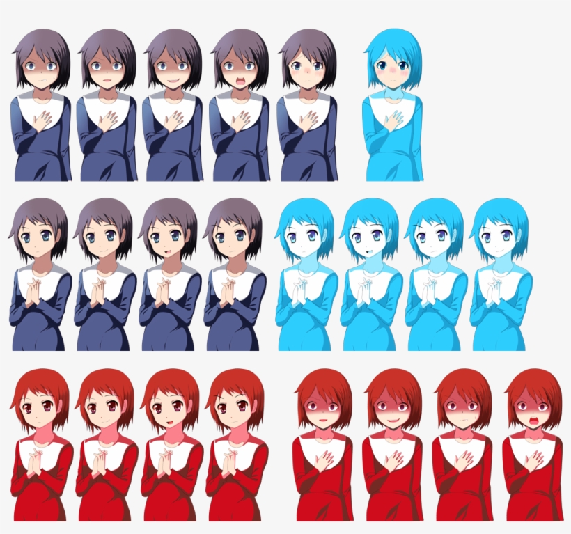 Yuka Emotions D2 - Corpse Party Yuka Ghost, transparent png