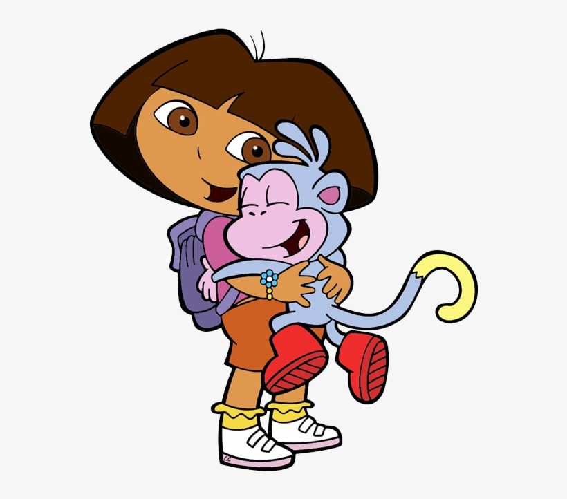Dora Boots Hug Dora And Boots Png 577x660 PNG Download PNGkit