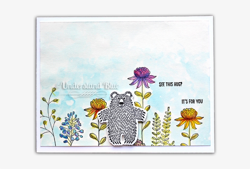 Bear Hugs And Flowering Fields Watercolor By Understand - Chrysanths, transparent png