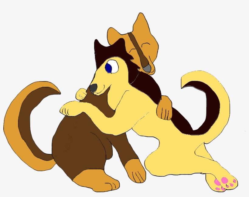 Just A Hug - Paw Patrol Skye Hugs Marshall, transparent png
