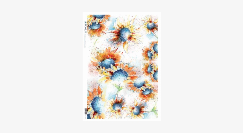 Decoupage Paper 40 Gsm 32 X 45 Cm - Accademia Del Decoupage 32 X 45 Cm Rice Paper, Sunflowers/, transparent png