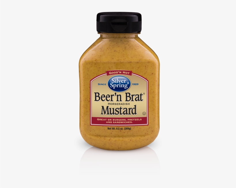 Beer 'n Brat Mustard Silver Spring Mustard 405x600 PNG Download
