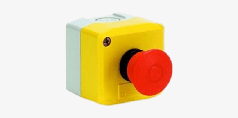 Emergency Stop Mushroom Button - Emergency Push Button Schneider, transparent png