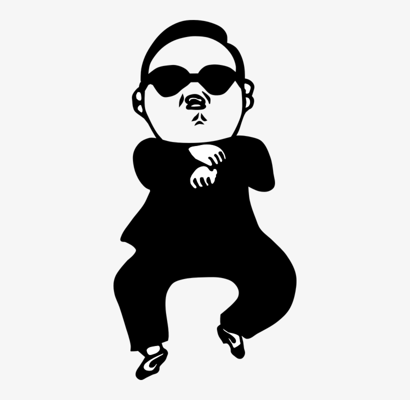 Dancer Clipart Rap - Gangnam Style Clipart, transparent png