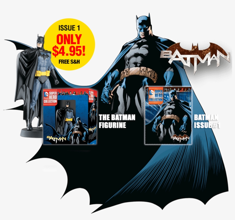 Dc Comics Super Hero Figurines - Eaglemoss Batman Dc Comics Super Hero Collection, transparent png