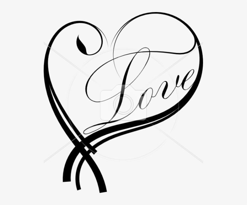 Love Tattoo Png Transparent Images - Png Tattoo Heart, transparent png