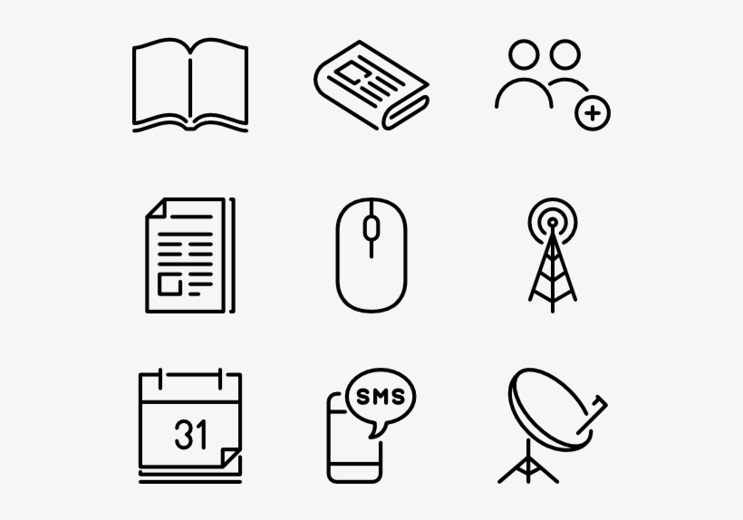 Communication And Media - Journalism Icon, transparent png