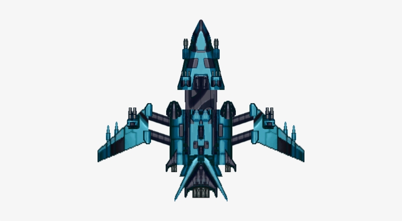 Spaceship Fighter Ipod Opengameart - Space Ship 2d Png, transparent png