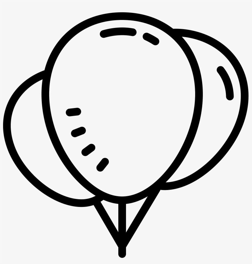 The Icon Is Made Up Of Three Balloon-shaped Circles - Balloon, transparent png
