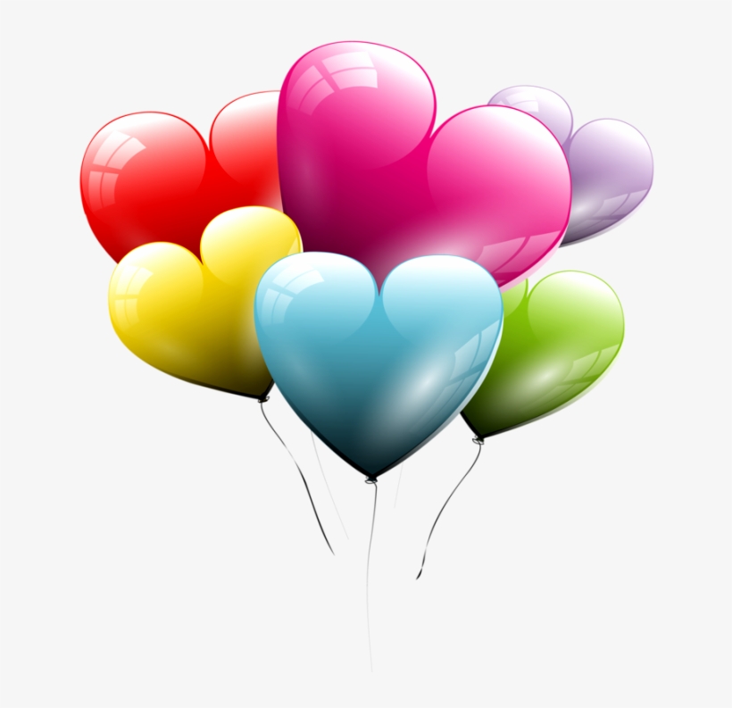Heart Baloons Png - Png Image Heart Balloon, transparent png