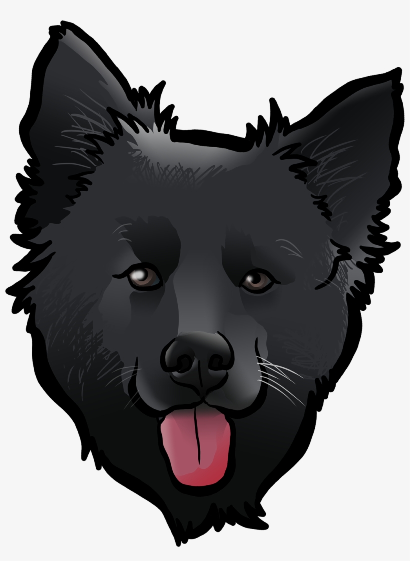 Teton - Cartoon Schipperke, transparent png