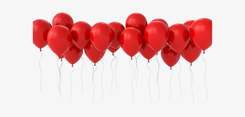 These Are Loose 11" Pearl Red Latex Balloons Inflated - Partymate 100 Count 12" Round Solid Color Latex Balloons,, transparent png