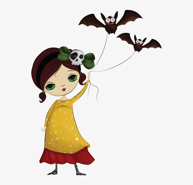 Watercolor Hand-painted Cartoon Girl Transparent Material - Cartoon, transparent png