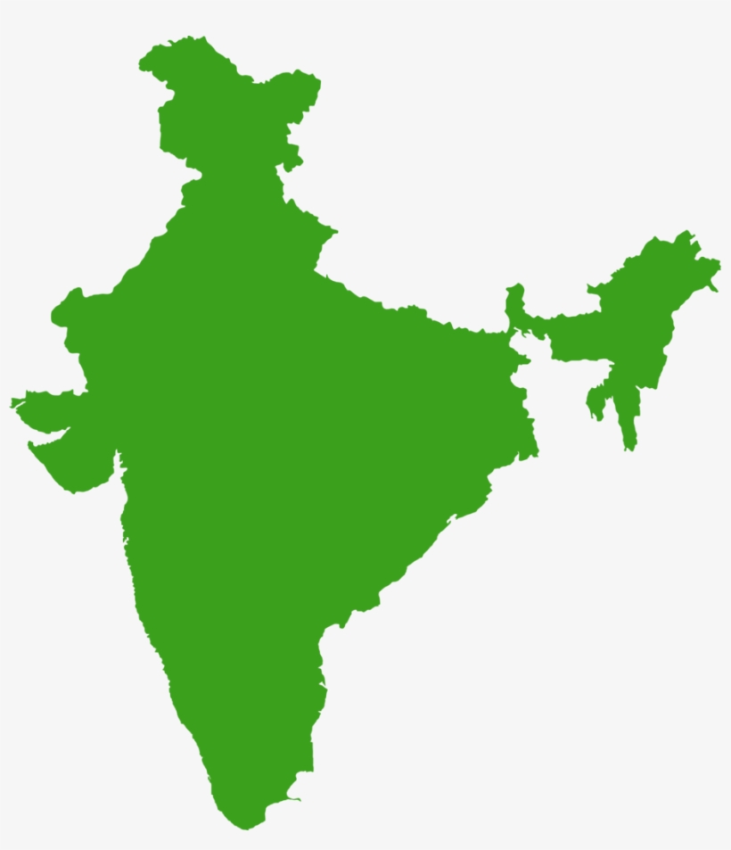 India Coor Locator - Map Of India Png, transparent png