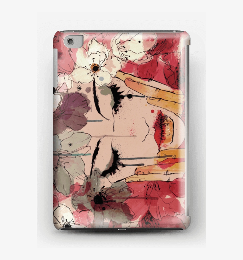 Girl & Flowers Case Ipad Mini - Iphone 6s, transparent png