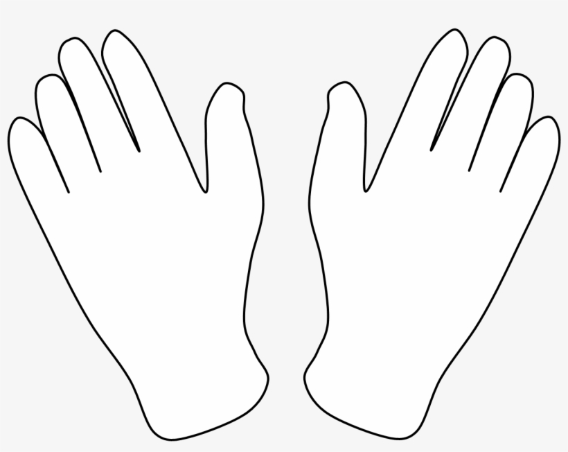 White Gloves - White Mime Gloves, transparent png