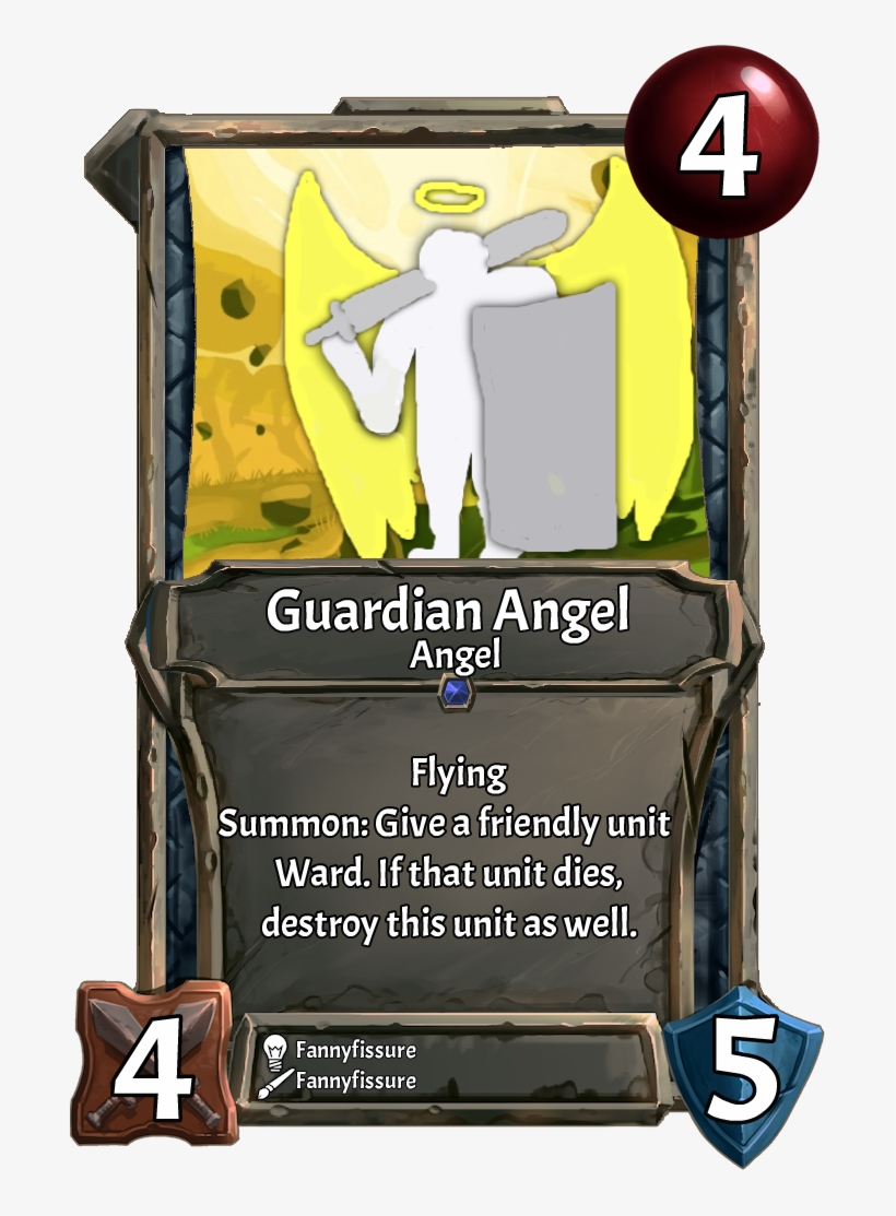 [card] Guardian Angel - Blood, transparent png