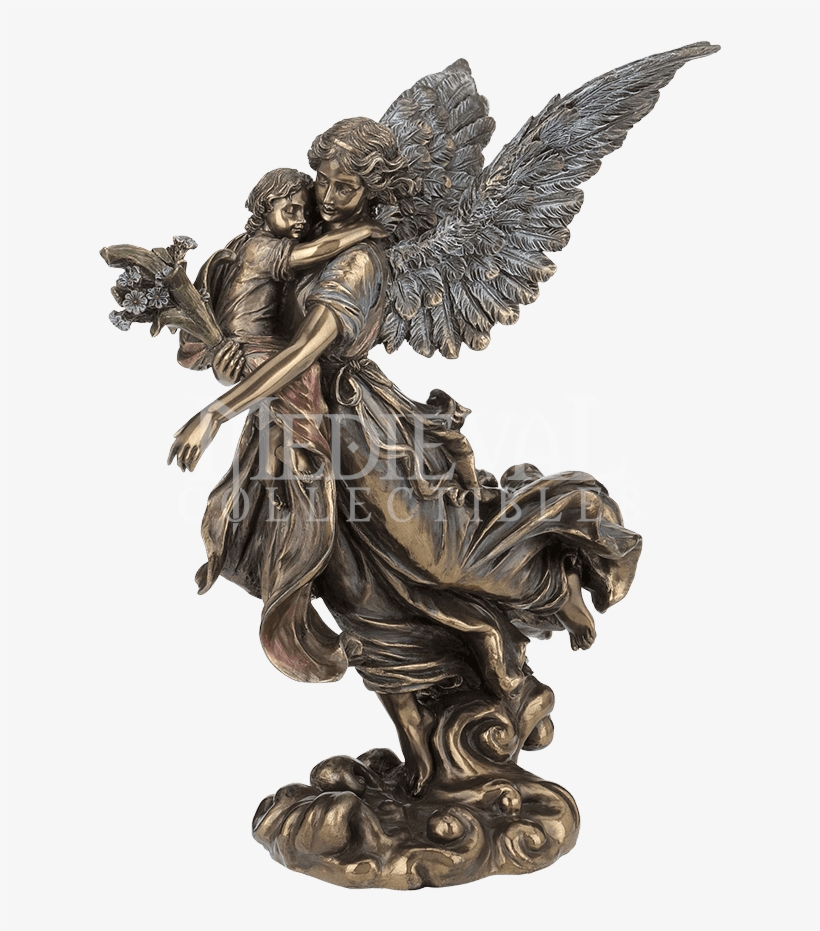 Guardian Angel Carrying A Child - Ws-176 Статуэтка 'ангел-хранитель', transparent png