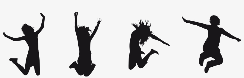 This Free Icons Png Design Of Joy Jumping Silhouette, transparent png